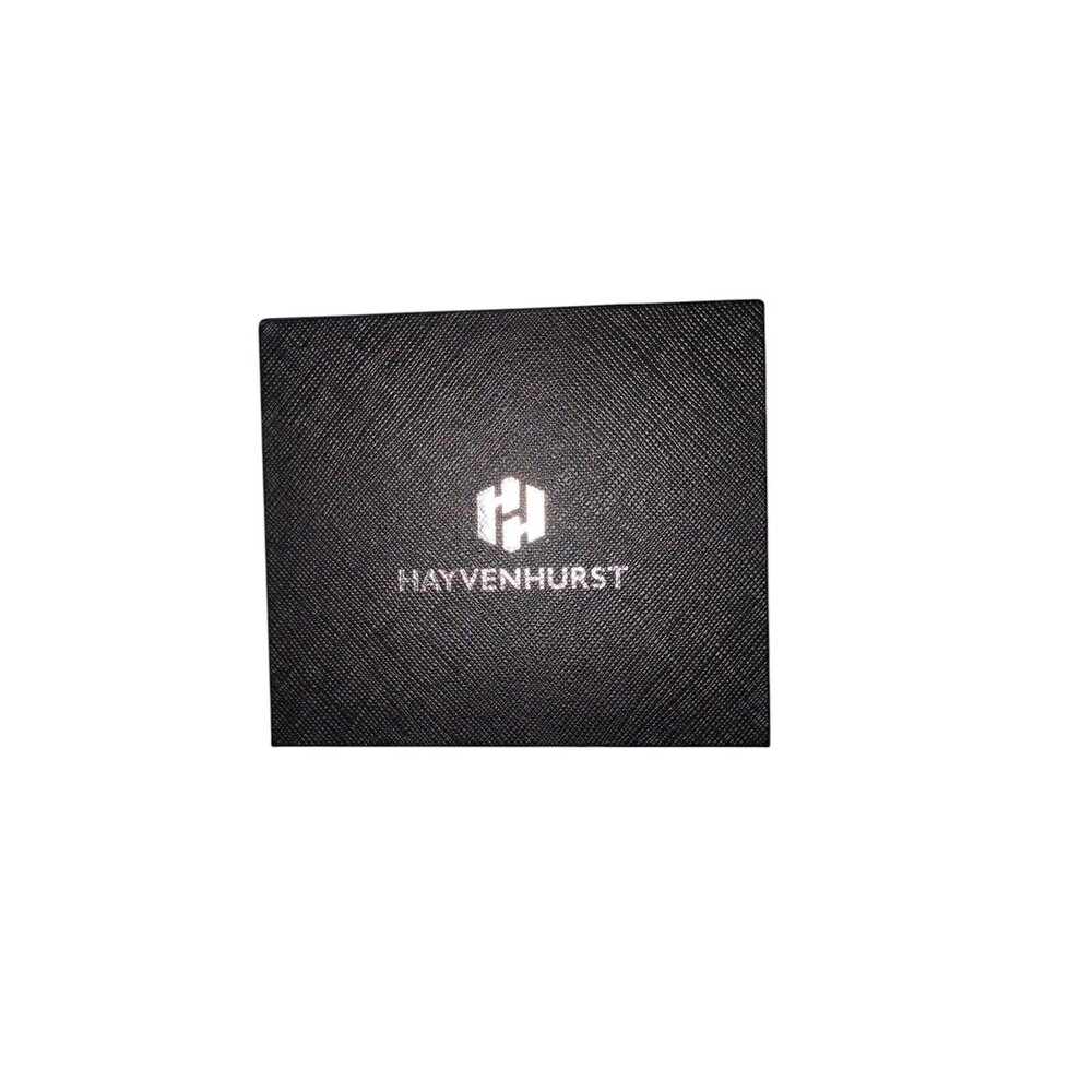 Hayvenhurst Wallet for Men Iron Slim RFID Blocking Metal Wallet with Money Clip - Picture 2 of 4